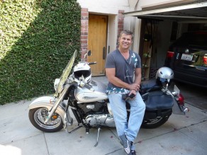 Steve and his awesome bike. (NY, LBI, LA & LB)